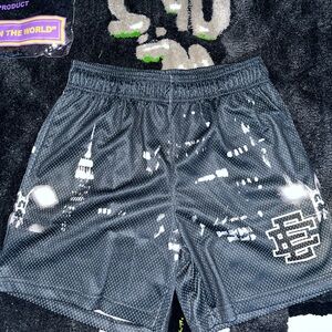 Authentic EE Eric Emanuel black skyline shorts
